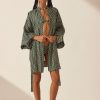 Clothing Shona Joy | Ida Linen Robe Mini Dress