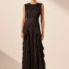 Clothing Shona Joy | Marquis Round Neck Sleeveless Maxi Dress - Black