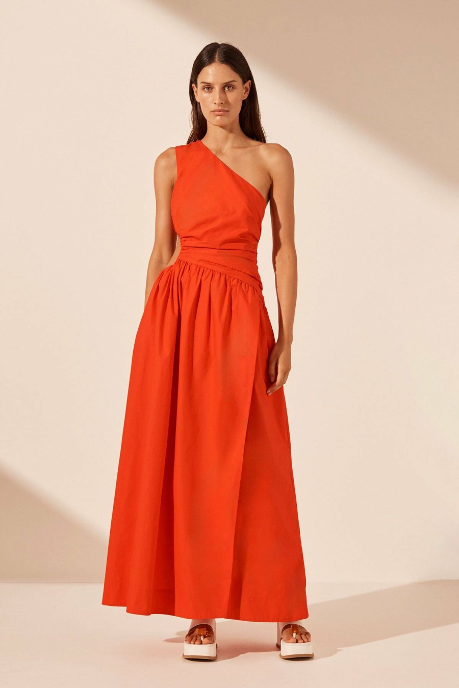 Clothing Shona Joy | Amada Cut Out Maxi Dress - Hibiscus