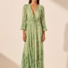 Clothing Shona Joy | Belvedere Lace Front Drawstring Maxi Dress