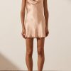 Clothing Shona Joy | La Lune Lounge Slip Dress - Desert Rose