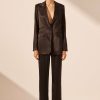 Clothing Shona Joy | La Lune Single Breasted Blazer - Black