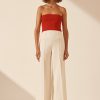 Clothing Shona Joy | Basic Tube Top - Sailor Red