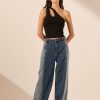 Clothing Shona Joy | Reina Contrast Wide Leg Jean