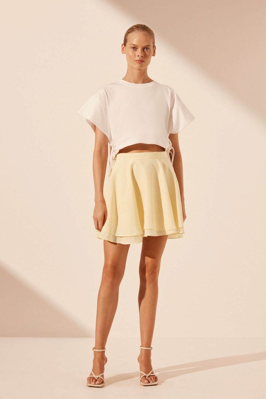 Clothing Shona Joy | Limon Circular Mini Skirt