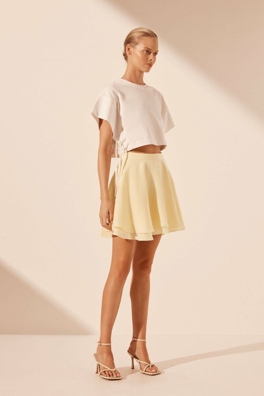 Clothing Shona Joy | Limon Circular Mini Skirt