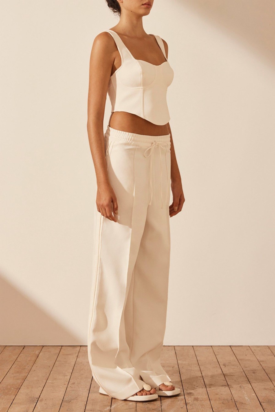 Clothing Shona Joy | Amura Relaxed Pant - Cream