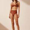 Swim Shona Joy | Daiquiri Twist Bikini Top - Amaretto