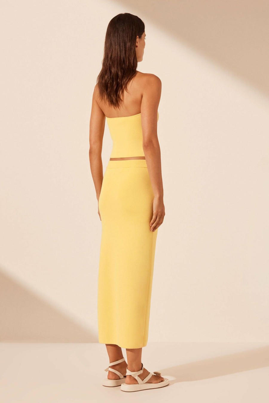 Clothing Shona Joy | Basic Tube Top - Lemon