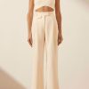 Clothing Shona Joy | Irena High Waisted Tailored Pant - Ivory