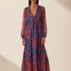 Clothing Shona Joy | Flore Lace Front Drawstring Maxi Dress