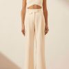 Clothing Shona Joy | Irena High Waisted Tailored Pant - Ivory