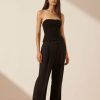 Clothing Shona Joy | Eve Panelled Tube Top - Black