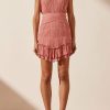 Clothing Shona Joy | Lauren Sleeveless Ruched Mini Dress - Blush