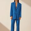 Clothing Shona Joy | Irena Oversized Blazer - Cobalt