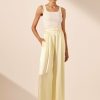 Clothing Shona Joy | La Lune Tuxedo Trouser - Lemon