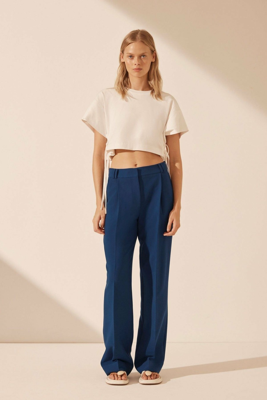 Clothing Shona Joy | Irena Mid Rise Pant - Ocean