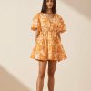 Clothing Shona Joy | Mirella Drawstring Mini Dress