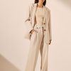 Clothing Shona Joy | Irena Oversized Tailored Blazer - Bone