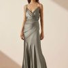 Clothing Shona Joy | La Lune Cross Draped Maxi Dress - Sage