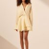 Clothing Shona Joy | Limon Oversized Patch Pocket Shirt