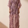 Clothing Shona Joy | Aurier Round Neck Balloon Sleeve Maxi Dress