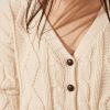 Clothing Shona Joy | Mercure Cable Cardigan - Bone