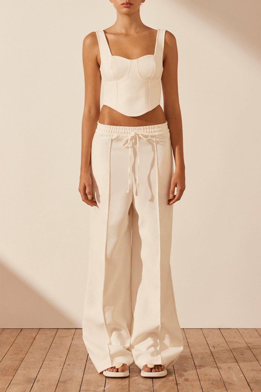 Clothing Shona Joy | Amura Relaxed Pant - Cream