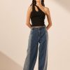 Clothing Shona Joy | Reina Contrast Wide Leg Jean