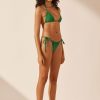 Swim Shona Joy | Daiquiri Triangle Bikini Top - Tree Green