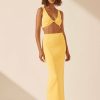 Clothing Shona Joy | Basic Twist Front Bralette - Lemon