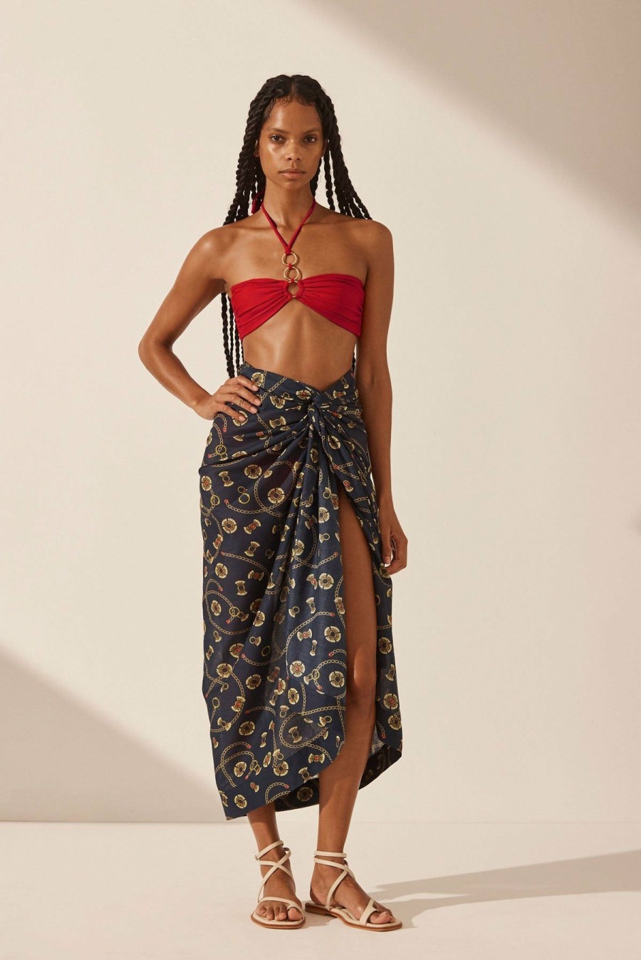 Accessories Shona Joy | Vacance Square Sarong