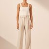 Clothing Shona Joy | Basic Square Neck Top - Ivory