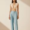 Clothing Shona Joy | Irena Mid Rise Pant - Cool Blue