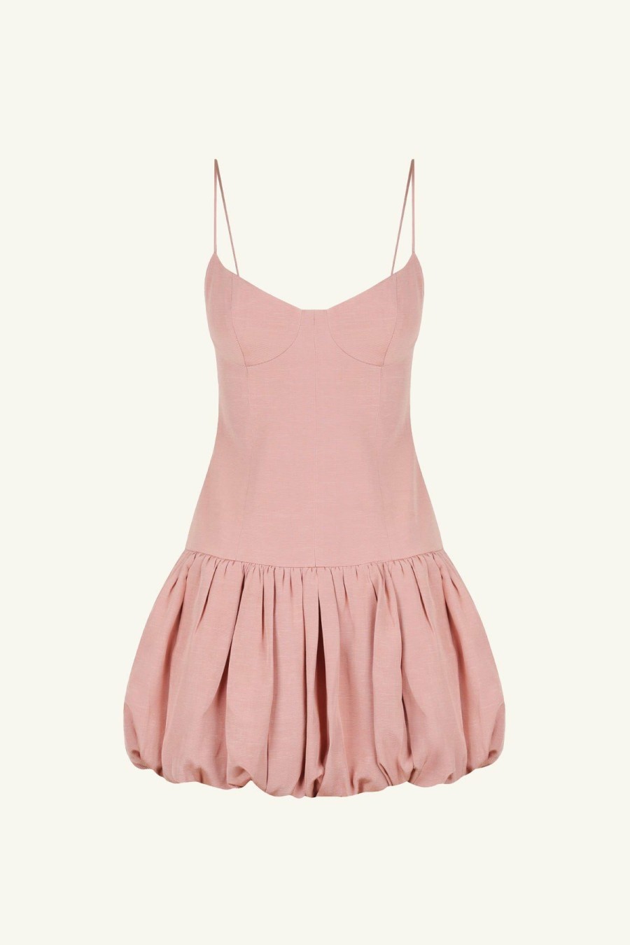 Clothing Shona Joy | Vento Bustier Bubble Mini Dress - Rose Dawn