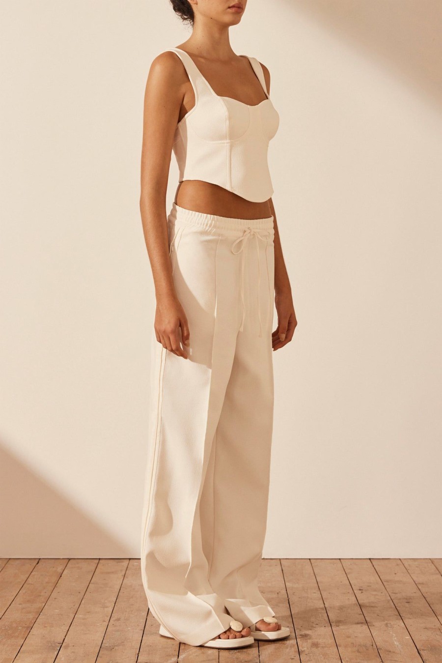 Clothing Shona Joy | Amura Relaxed Pant - Cream