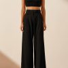 Clothing Shona Joy | Sara Tailored Wide Leg Pant - Black