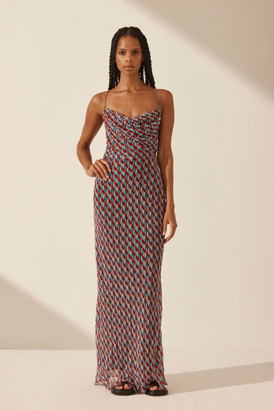 Clothing Shona Joy | Maribel Lace Back Bias Maxi Dress