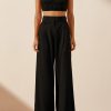 Clothing Shona Joy | Sara Tailored Wide Leg Pant - Black