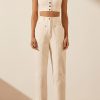 Clothing Shona Joy | Anya High Waisted Pant - Coconut