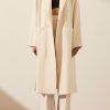 Clothing Shona Joy | Olivier Oversized Long Coat - Cream