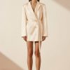 Clothing Shona Joy | La Lune Blazer Dress - Cream