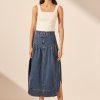 Clothing Shona Joy | Raquel Petal Midi Skirt