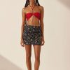 Clothing Shona Joy | Vacance Draped Mini Skirt