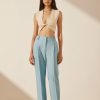 Clothing Shona Joy | Irena Mid Rise Pant - Cool Blue