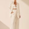 Clothing Shona Joy | Sara Oversized Blazer - Coconut