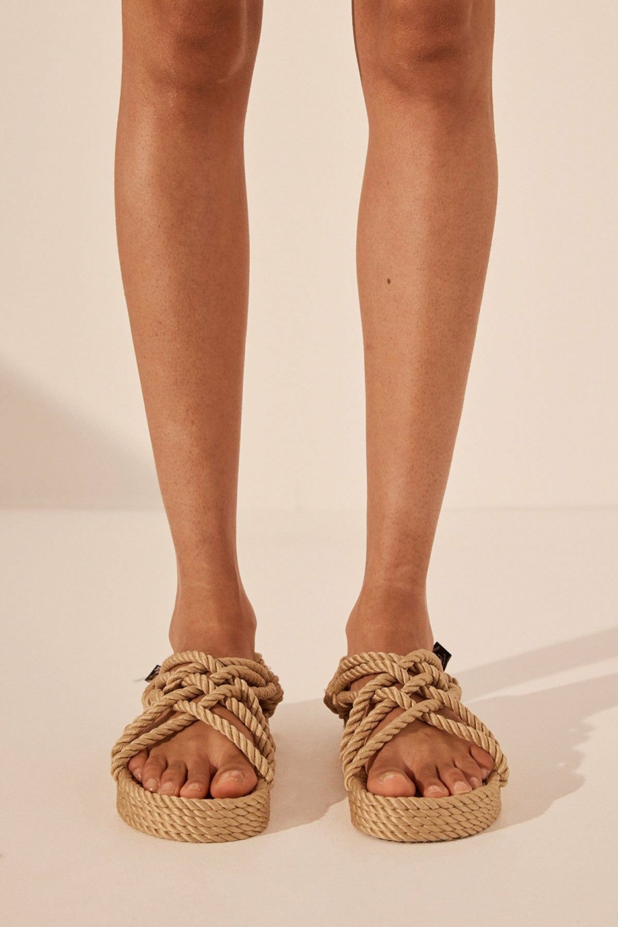 Accessories Shona Joy | Nomadic State Of Mind Jc Double Decker Sandal - Camel