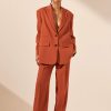 Clothing Shona Joy | Irena Oversized Blazer - Brick Orange