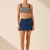 Clothing Shona Joy | Irena Micro Mini Skirt - Ocean