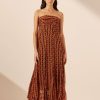 Clothing Shona Joy | Martina Ruched Bodice Godet Maxi Dress